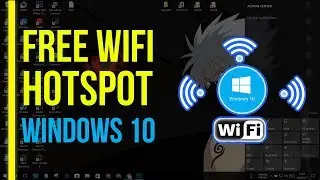 Turn Windows 10 PC into a Free Wifi Hotspot (Router) NO CMD | Share PC's Internet With Other Devices