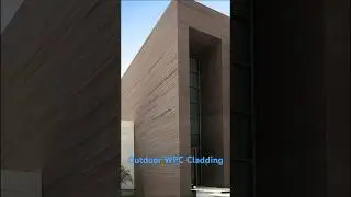 Vocana WPC Cladding Panels！ #vocanawpc #wpccladdingpanels #outdoorwallcladding #wallrenovation