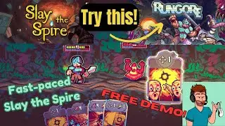 ACTION SLAY THE SPIRE?! Rungore, the fast-paced, card battler, roguelike, dungeon crawler