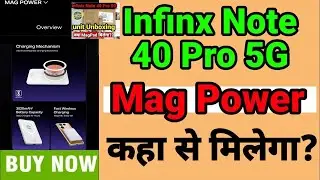 How to Buy Infinix Note 40 Pro 5G Mag Power Bank