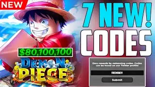 ⚡UPDATE GIFT CODES⚡DEMON PIECE CODES IN APRIL 2024 - CODES FOR DEMON PIECE IN ROBLOX