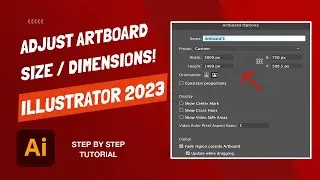Как настроить размер и параметры монтажной области &mdash; Adobe Illustrator 2023