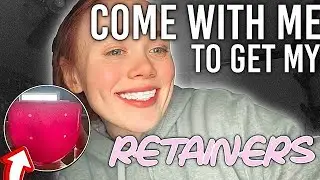 HAWLEY RETAINERS AFTER BRACES:come with me to my orthodontist appointment