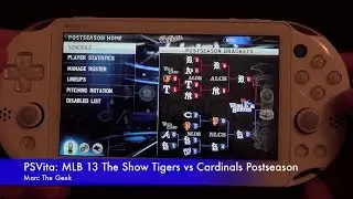 Slim PSVita: MLB 13 The Show Tigers vs Cardinals Postseason
