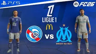 FC 26 - Strasbourg vs Marseille | Ligue 1 full match | PS5&trade; [4k60fps]