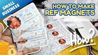 HOW TO MAKE REF MAGNET? 2026 | ATM SIZE | Small business Idea
