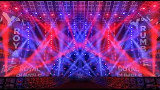 WWE Royal Rumble 2023 STAGE REVEAL Opening Pyro Stage Animation