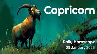 Capricorn Daily Horoscope &ndash; 29 January 2026
