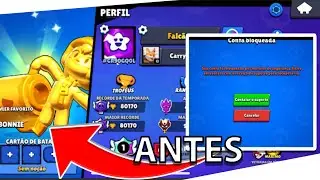 DESBLOQUEEI MINHA CONTA DO BRAWL STARS