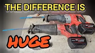 Milwaukee M18 Fuel vs brushed sawzall w forge 12ah battery 2620 vs 2720 - Heat kills tools!