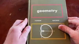 Old Geometry Book from the 1960s