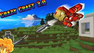 Becoming Iron Man | Minecraft Crazy Craft 3.0 Ep:16
