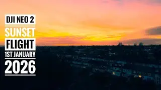First sunset flight with the Neo 2