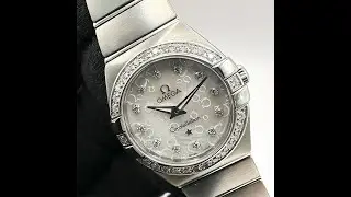 Pre-owned Omega Constellation Quartz 123.15.24.60.55.005 Watch