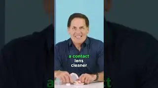 Mark Cuban Never have dirty contact lenses again.