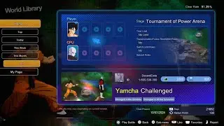 DRAGON BALL: Sparking! ZERO Custom Battle, World Library, Yamcha Challenged