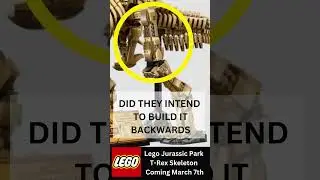 LEGO MESSED UP?? T. Rex Skeleton 76968 Has Fans Divided! 🦖⚠️😬
