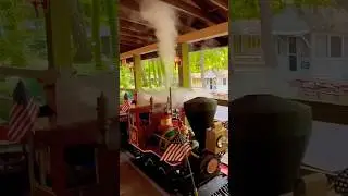 Ole Smokey Steam Train @ Knoebels Amusement Park! #trains #train #steamtrain #knoebels #pennsylvania