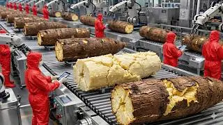 Incredible Recycling Process Animal Bones Crushing & T-Shirt and Bone Button Manufacturing