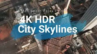 City Skylines | ASMR with relaxing music #urbanasmr #cityserenity