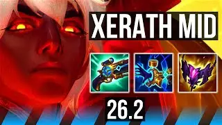 XERATH vs YORICK (MID) | Perfect KDA: 12/0/12 | KR Master | 26.2