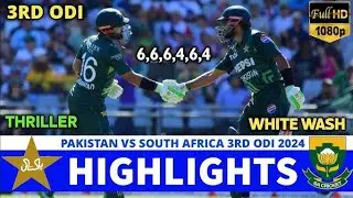 PAKISTAN vs SOUTH AFRICA LIVE 3rd ODI  Match Full Highlights  | PAK vs SA 2025