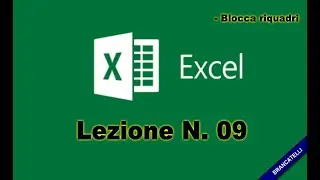 09 Excel bis blocca riquadri