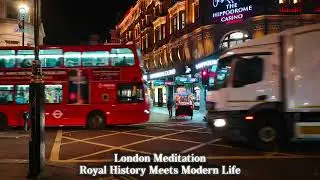 London Rain Meditation | Calm City Night Ambience for Deep Focus & Relaxation