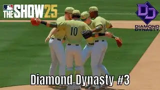FIRST CONQUEST WIN | MLB THE SHOW 25 DIAMOND DYNASTY #3