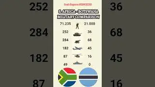 South Africa 🇿🇦 vs Botswana 🇧🇼 | Military Power Comparison (2025)