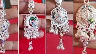 Latest Silver Challa designs with weight and price 2024/silver key chain designs