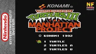 TMNT III (3): The Manhattan Project. NES [No Damage Walkthrough] Famicom | Nintendo | Fantendo Game