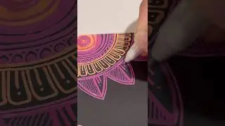 Relaxing mandala patterns✨ #mandalaart #relaxing #shorts #art #design