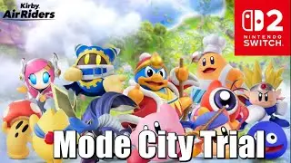 Kirby Air Riders - Mode City Trial Full Gameplay Walkthrough | Nintendo Switch 2 ( All Stadium )