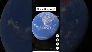 😰 Real Momo Monster on Google Earth #shorts #googleearth