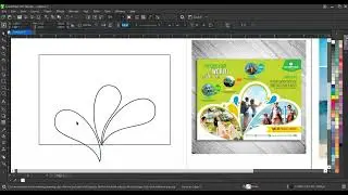 How to Create Corporate Flyer Design Template Using Coreldraw