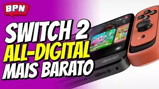NINTENDO SWITCH 2 ALL-DIGITAL SEM ENTRADA PARA CARTUCHO MAIS BARATO