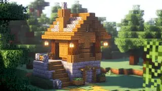 Cozy Woodland Cottage - Minecraft Survival House Build