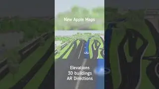 New Apple Maps is amazing ✅ #shorts #ipad #ios #wwdc #mac #applemaps