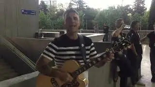 2016 - May 27 - Georgia - Rehearsals - Better Man - Robbie Williams & Pete Conway