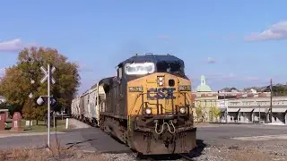 Crisp CSX Wide Font K5L Horn on CSX 113 Wakes Up The Town of Sanford, NC