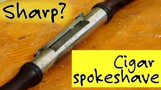 Miller Falls No.1 Cigar Spokeshave - Sharpening and Potential Design Flaw