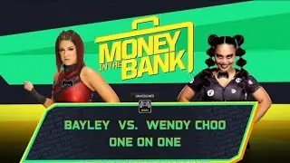 BAYLEY VS WENDY CHOO MONEY IN THE BANK WWE 2K25 Simulation Match