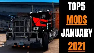 TOP 5 ATS MODS - JANUARY 2021 | American Truck Simulator Mods