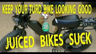 How I keep my Junk💩Juiced Hyper🦂Scorpion eBike looking better than is really is😎