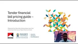 Introduction to the Tender financial bid pricing guide (FITBID)