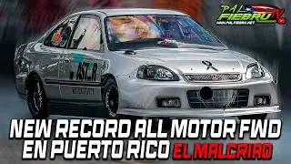 Honda k24 All Motor FWD Batallandose vs Los FWD Turbos y Los Aspirados Viven en Salinas Speedway