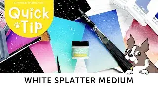 Add Instant WOW! Features + Benefits of Our New White Splatter Medium