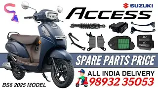 Suzuki Access 125 BS6 --- Spare Parts Price ➡️ 98932 35053 🇮🇳 All India 🚚 Home Delivery #access125