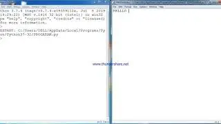 Python programming and the use of modules  Part 1